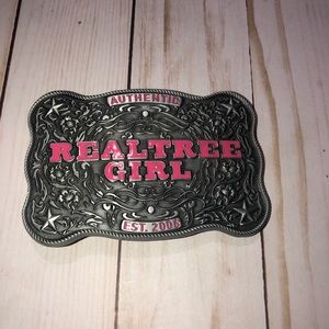 RealTree Girl Belt Buckle -New